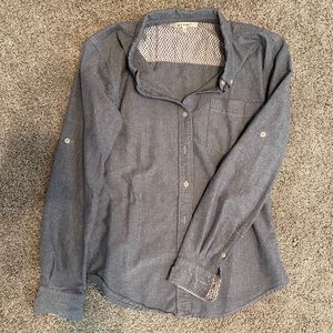 Button up chambray shirt